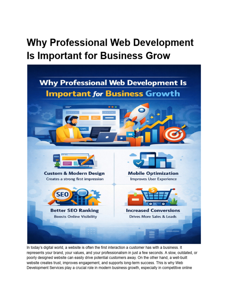 Why Professional Web Development Matters for Business Growth | PDF ...