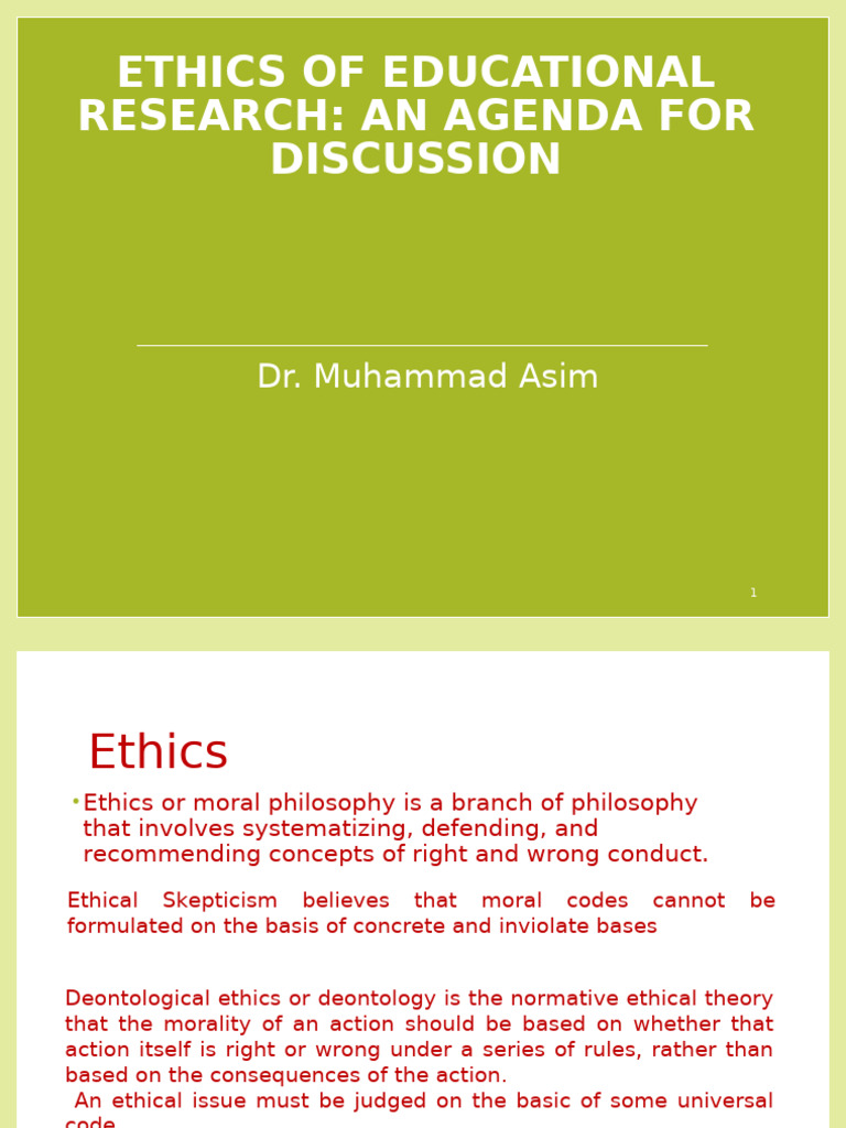 Ethical Considerations in Educational Research | PDF | Informed Consent