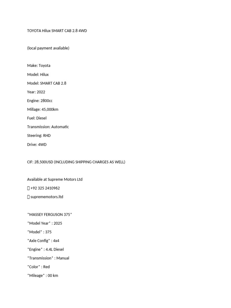 Car Details | PDF | Fuel Economy In Automobiles | Automatic Transmission