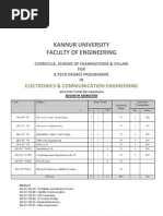 Kannur University BTech.S7 EC Syllabus