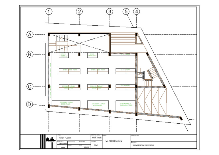 Commercial Building First Floor Plan | PDF