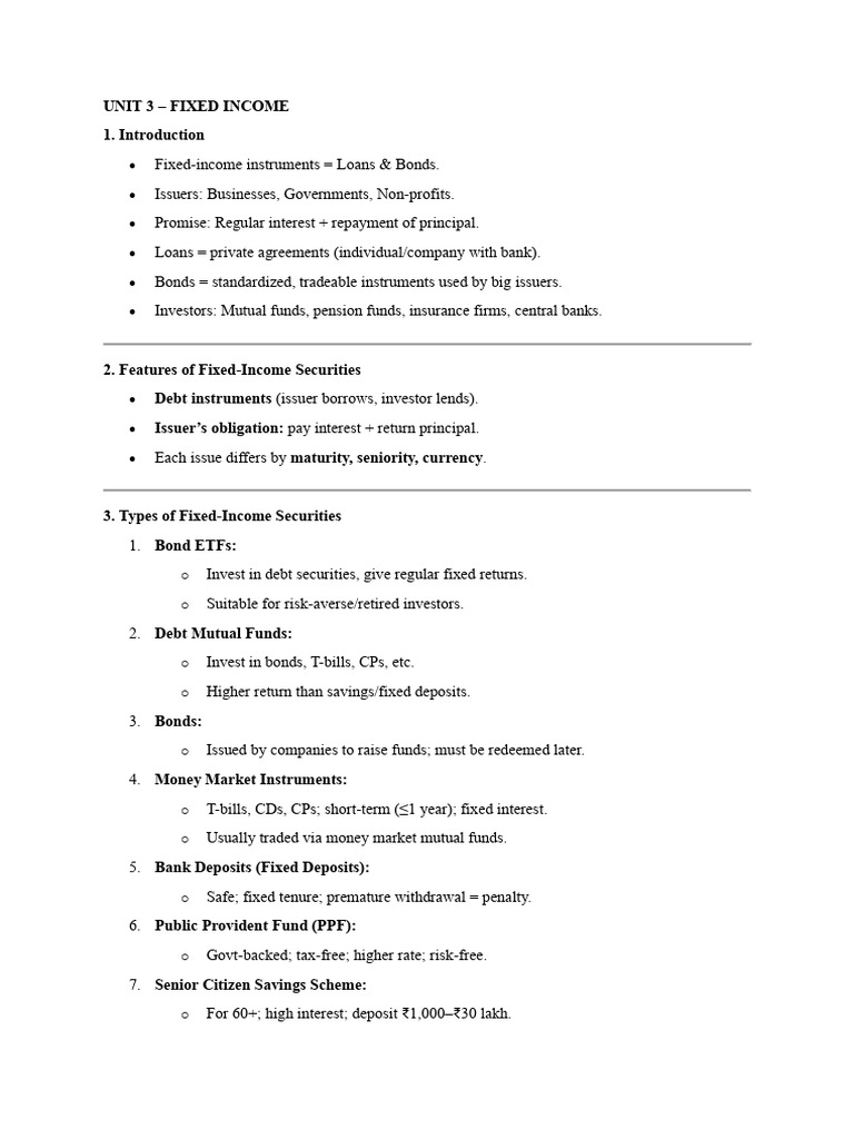 3 | PDF | Bonds (Finance) | Fixed Income