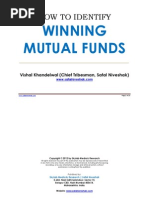 How To Identify Winning Mutual Funds (Safal Niveshak)