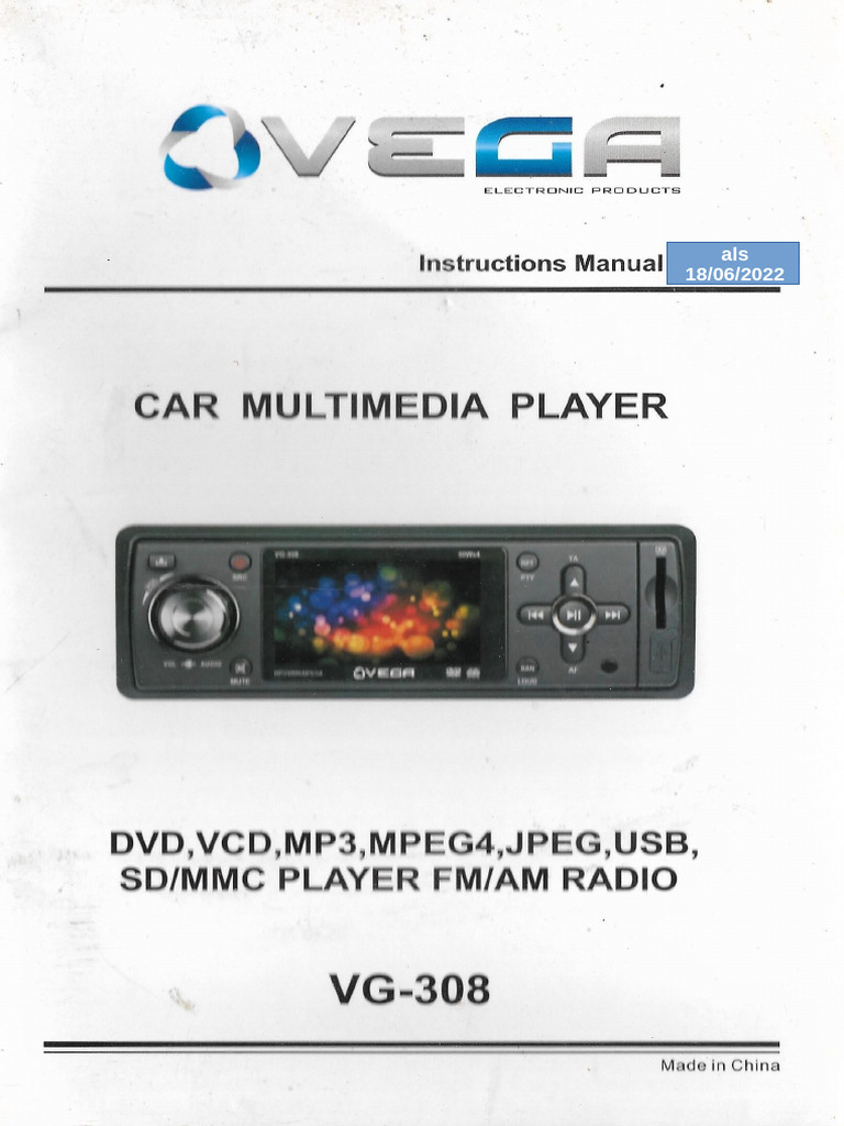 Vega VG-308 | PDF