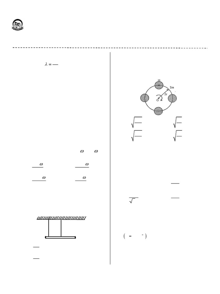 NEET Physics Practice Test Questions | PDF | Rotation Around A Fixed ...