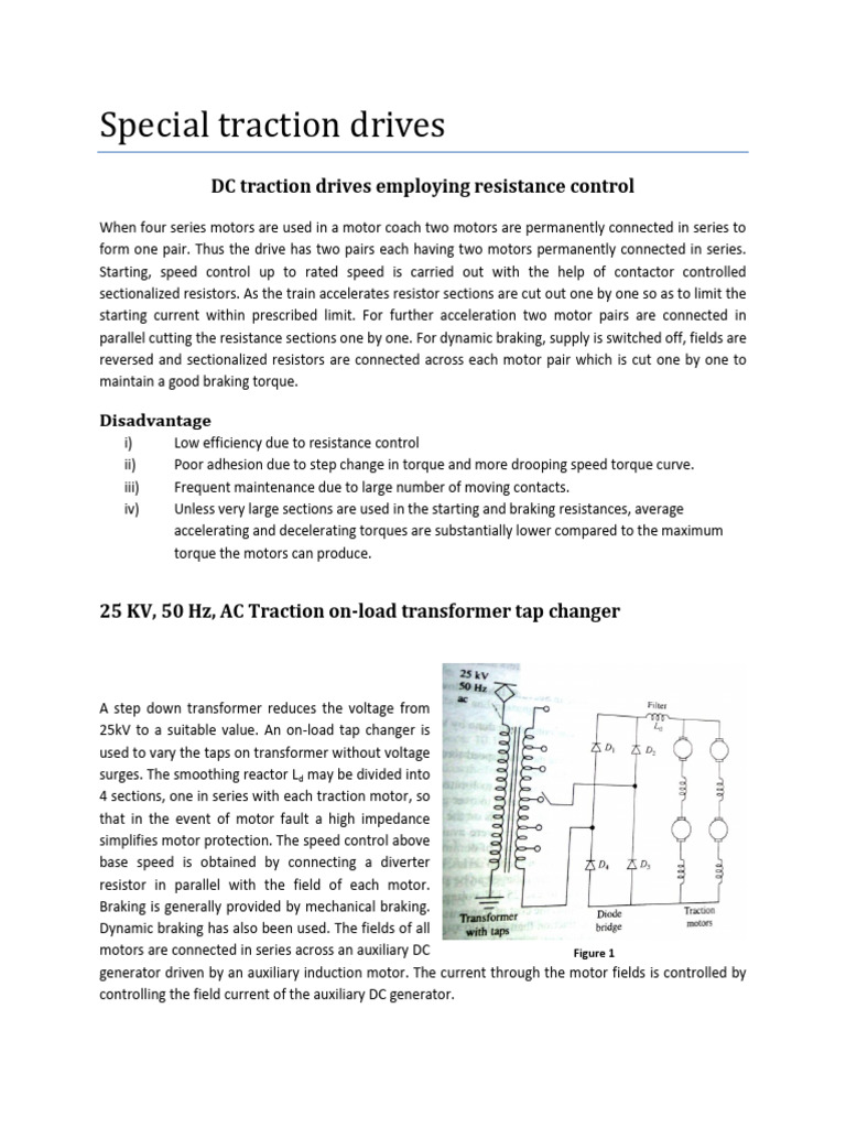 DC and AC Traction Drive Systems Explained | PDF | Electric Motor ...