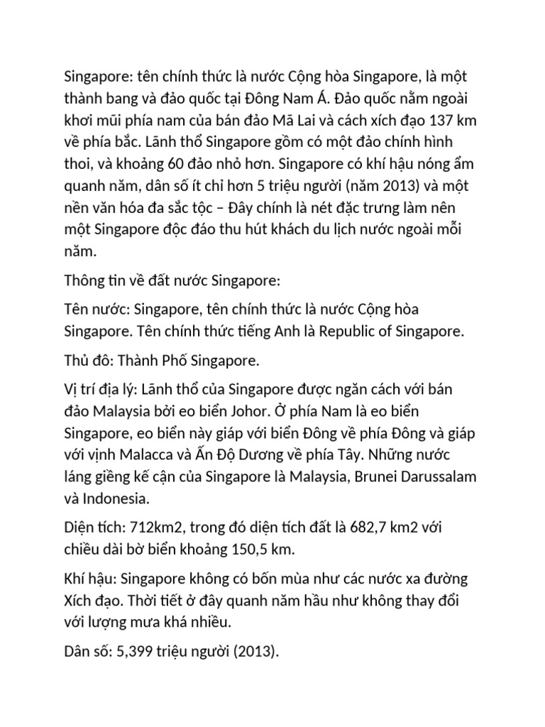 Singapore | PDF