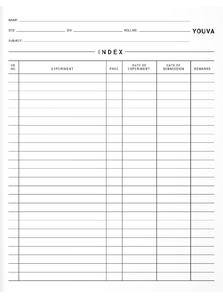 Index Youva | PDF
