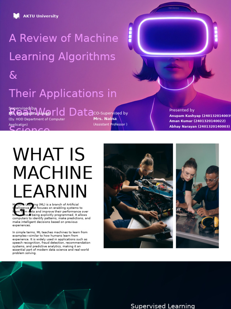 White and Purple Modern Artificial Intelligence Presentation | PDF ...