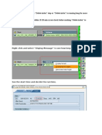 Delete Index Long Run or Failure in Process Chain