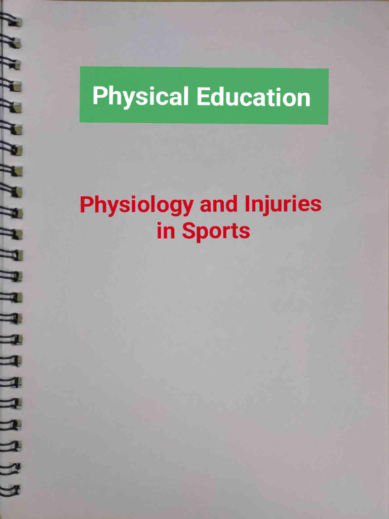 Sports Physiology and Injury Overview | PDF | Skeletal Muscle ...