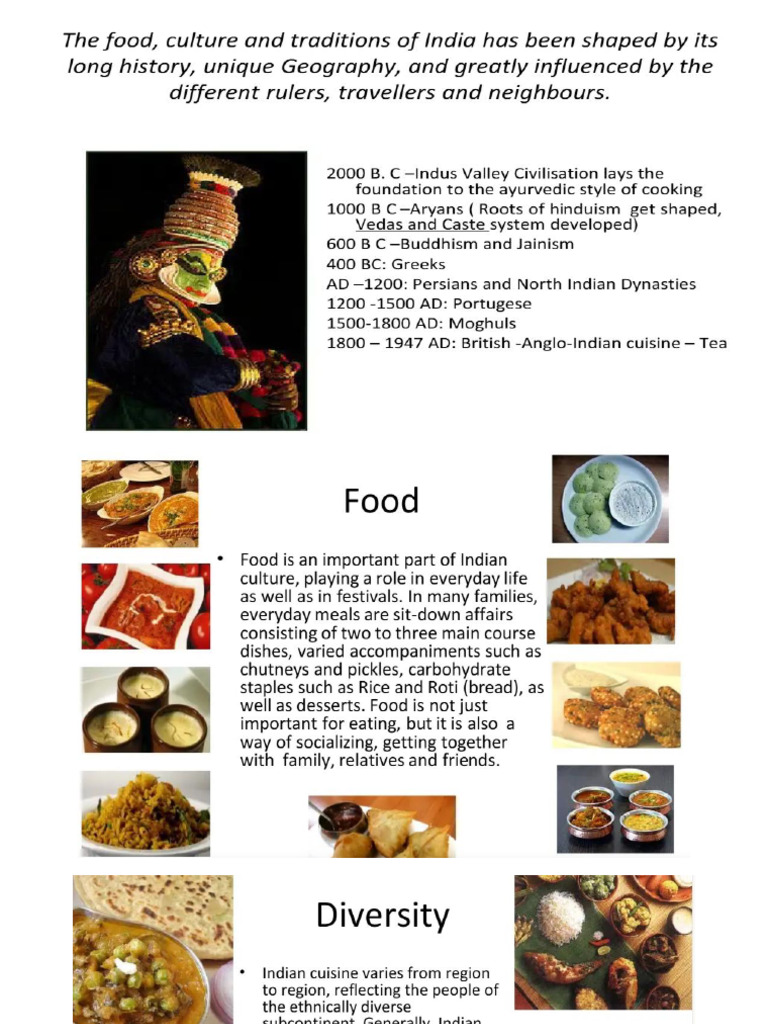Indian Food Culture | PDF