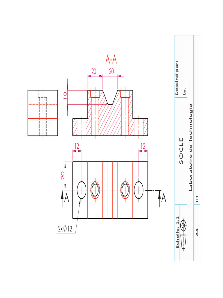 Dessin Definition Socle Corr | PDF
