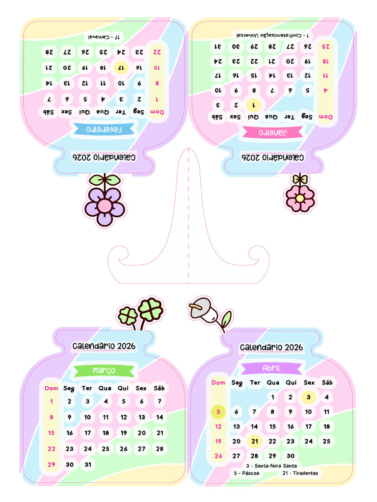 Calendários 01 (1) | PDF