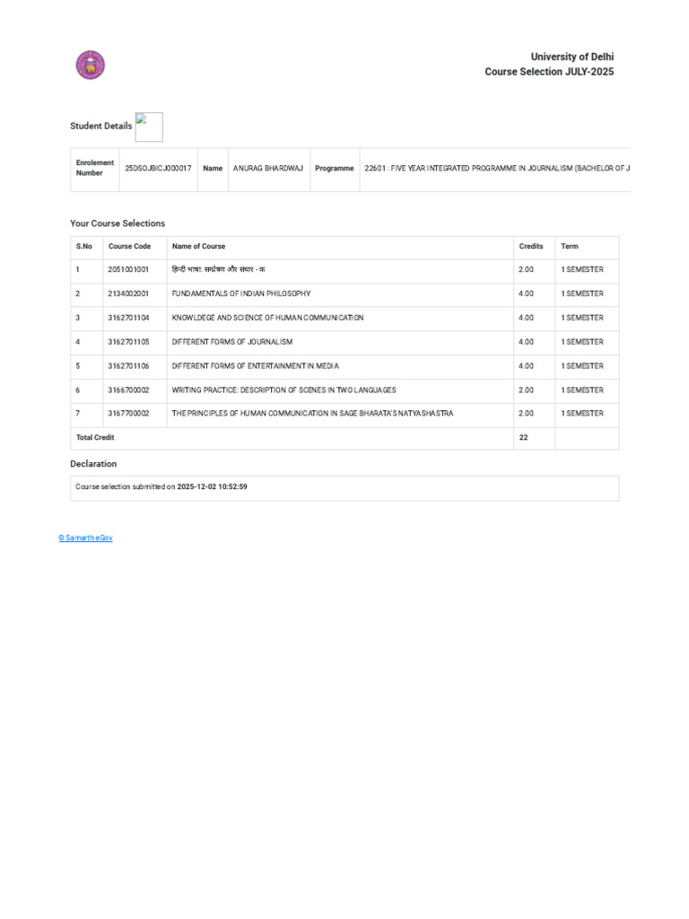 Sem 1 | PDF