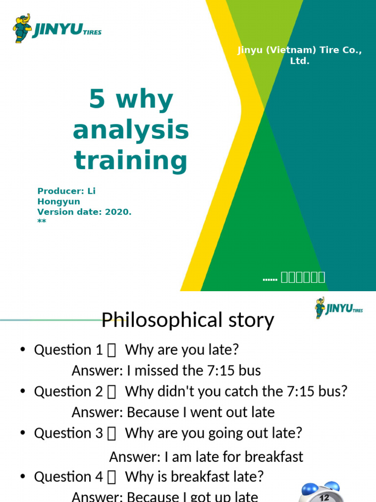 5why - 5 Why Analysis Training - Engver Translated | PDF | Leak | Pipe ...