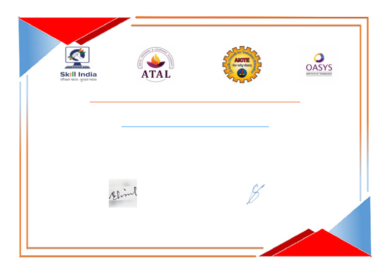 FDP Certificate | PDF