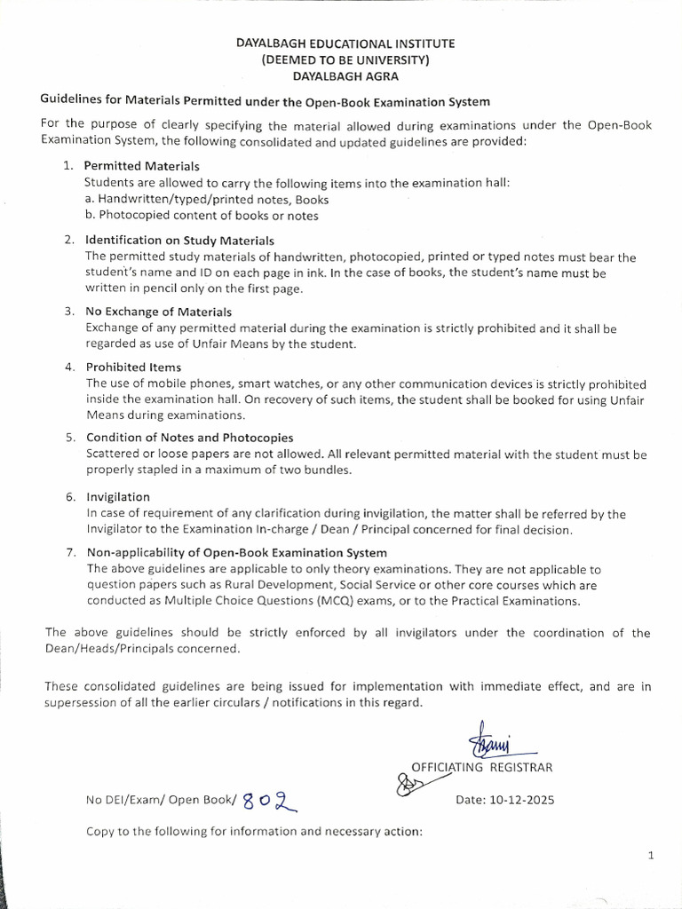 Consolidation Guidelines Open Book Exam | PDF