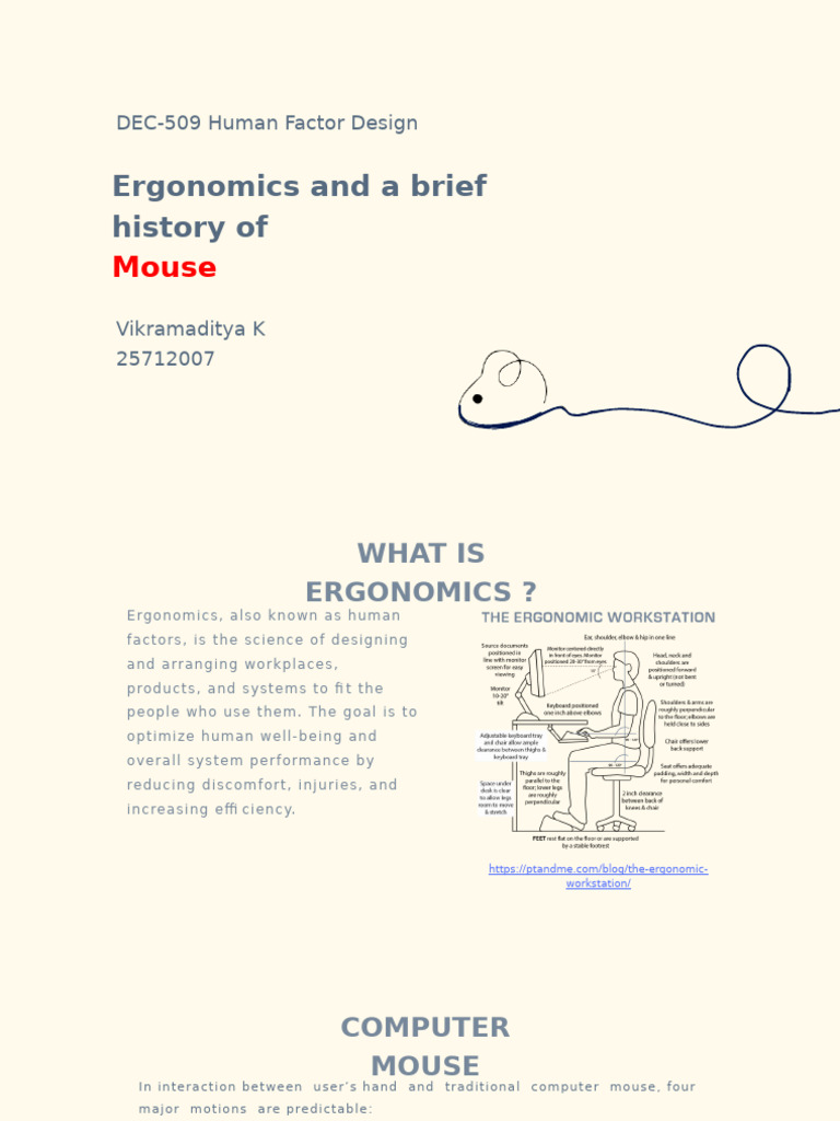 Ergonomic Mouse Design Insights | PDF | Joints | Primate Anatomy