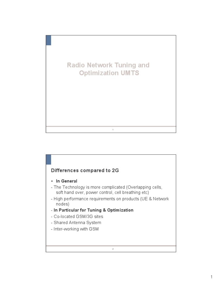 RF Optimization | PDF