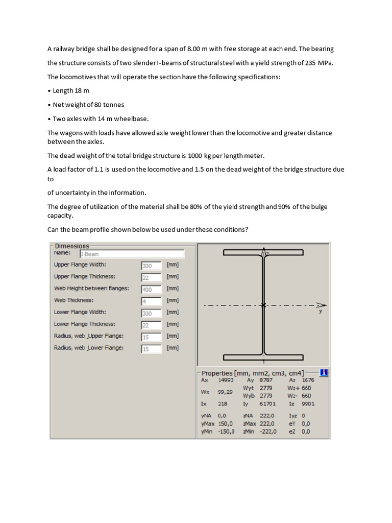 Railway Bridge Design Specifications | PDF