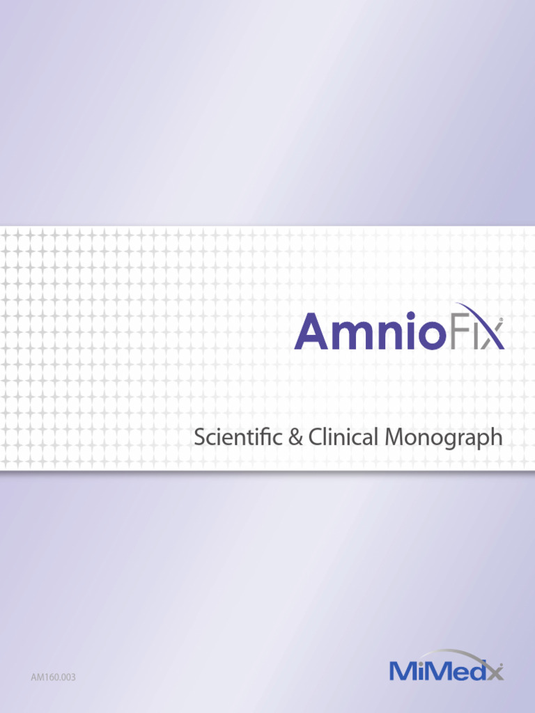 AmnioFix®: Bioactive Tissue Allograft | PDF | Interleukin | Angiogenesis