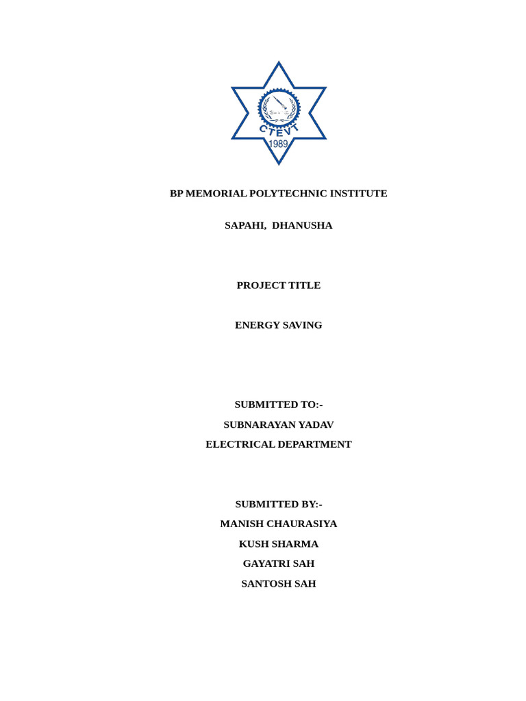 Electrical Report | PDF