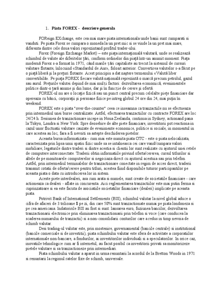Piata Forex PDF