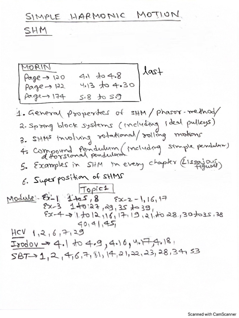 SHM Notes | PDF