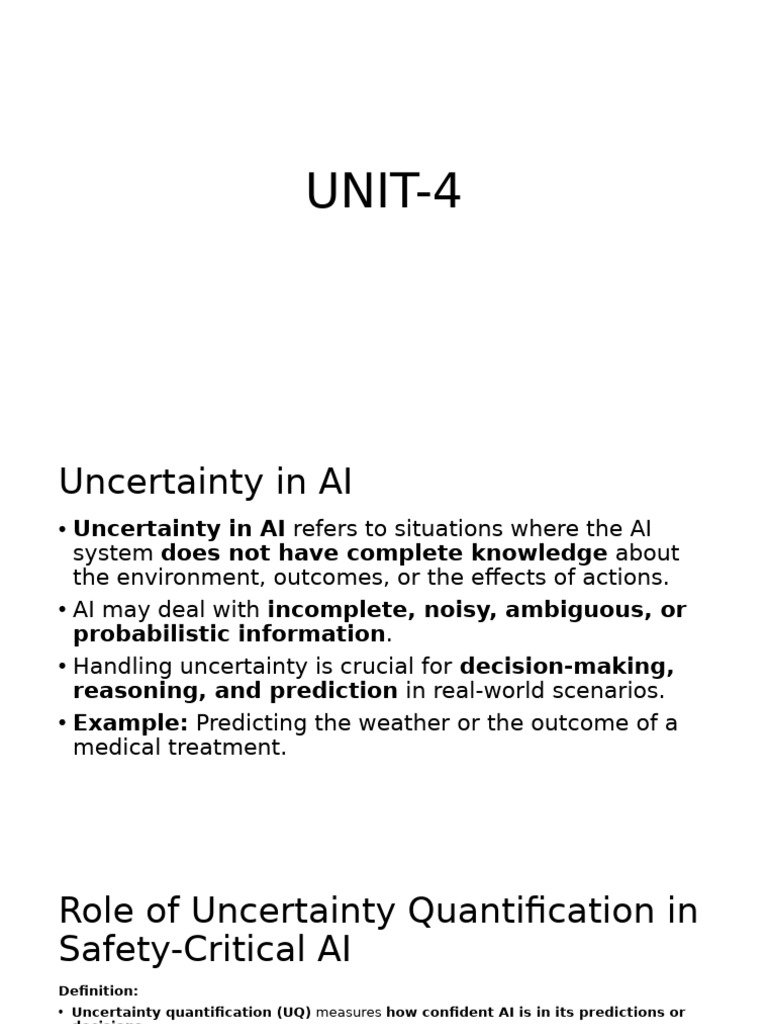 UNIT-4 | PDF | Bayesian Network | Probability Theory
