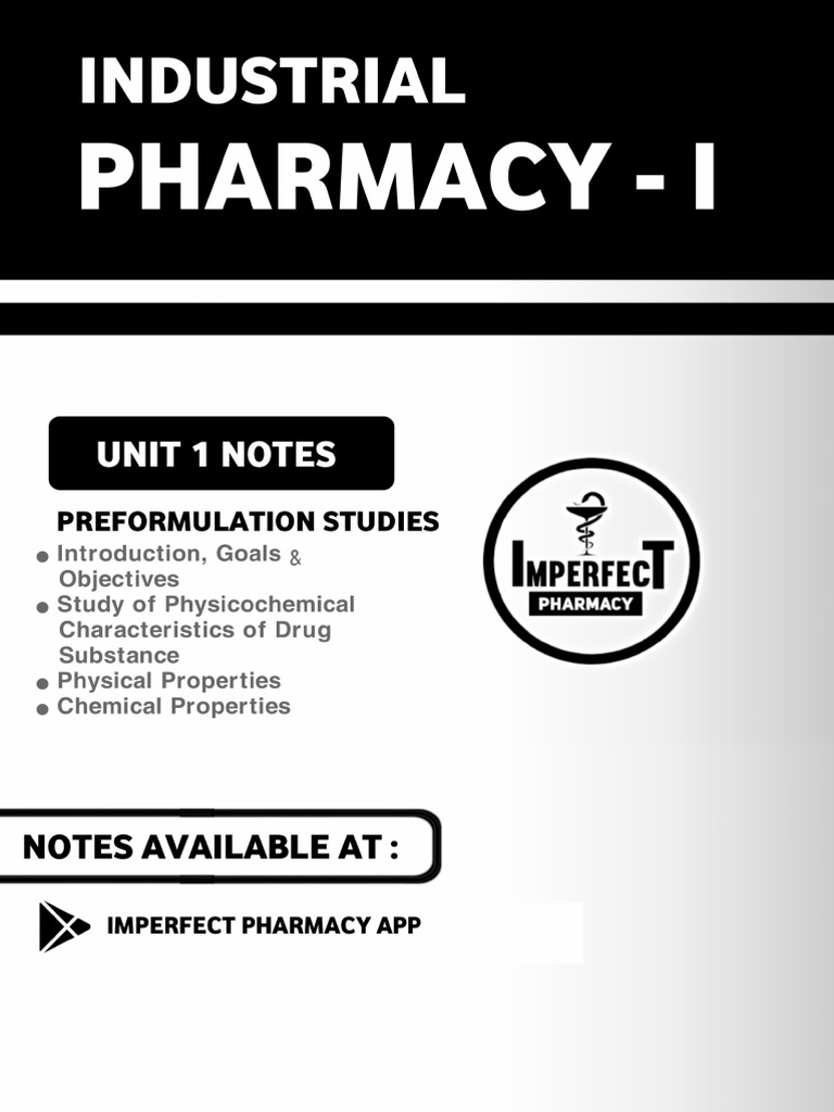 Imperfect Pharmacy Notes Summary | PDF
