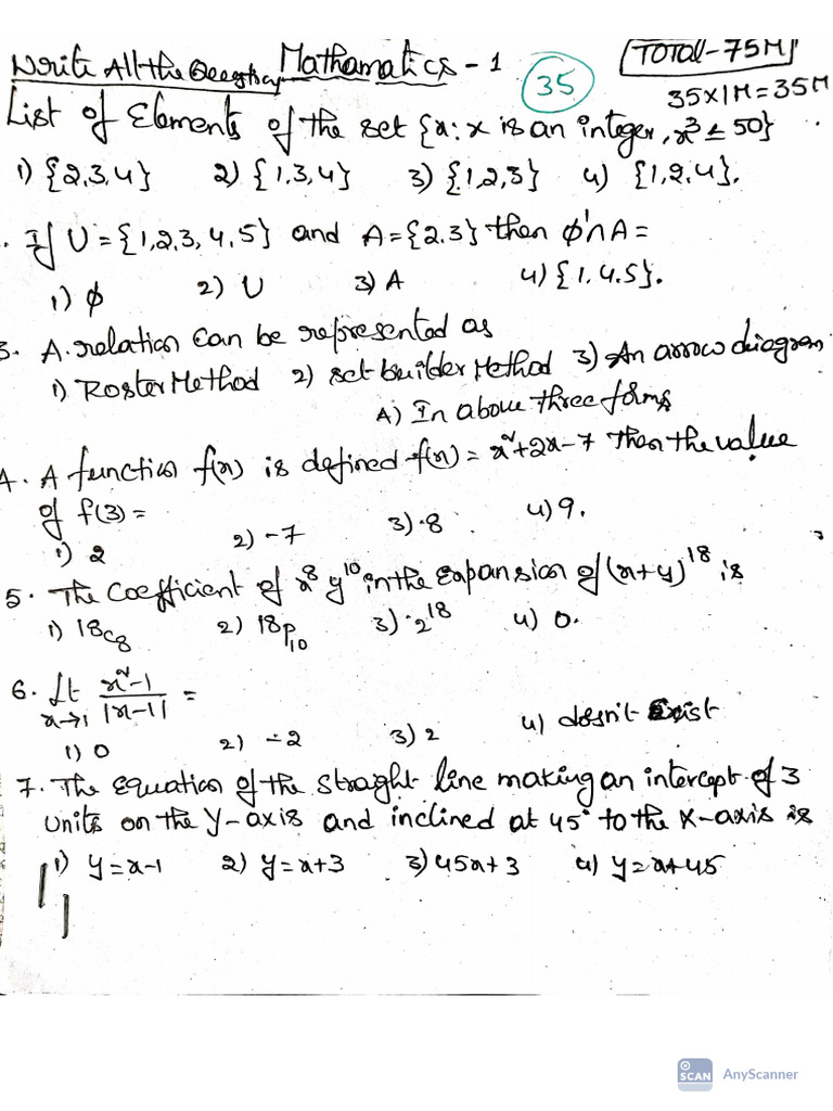 2 Marks and 1 Marks Questions | PDF