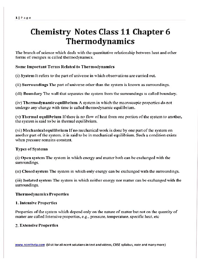 Chapter 6 NCERT CHEMISTRY | PDF