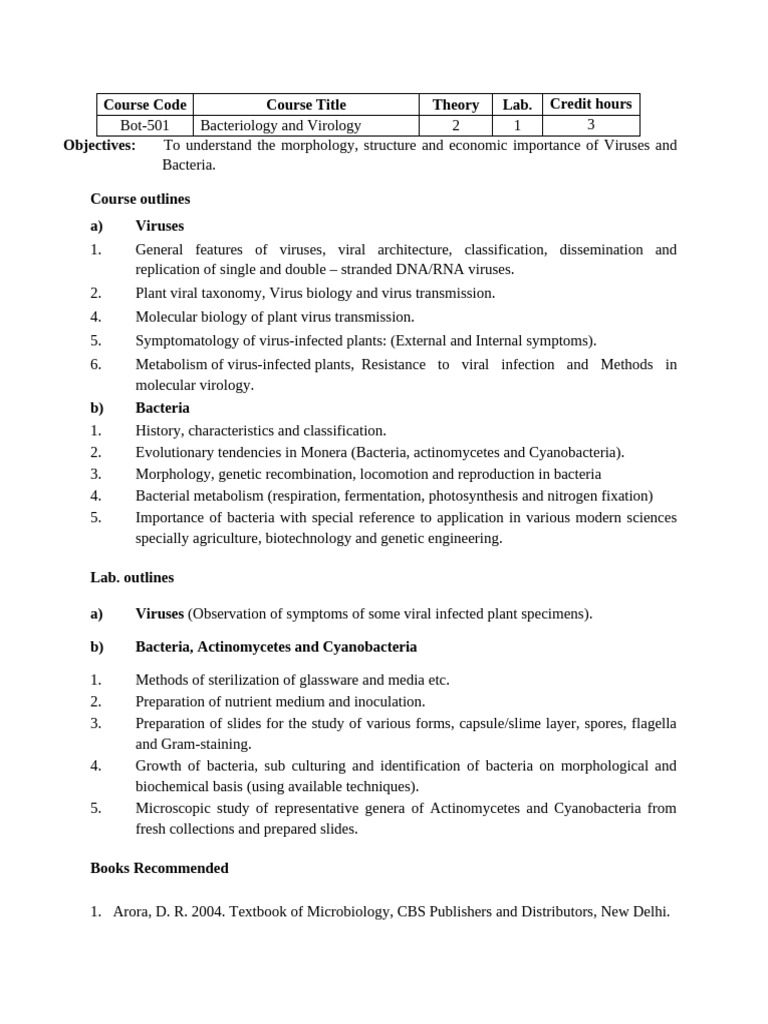 Bacteriology and Virology | PDF | Bacteria | Virus