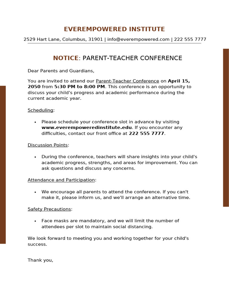 Notice Template | PDF