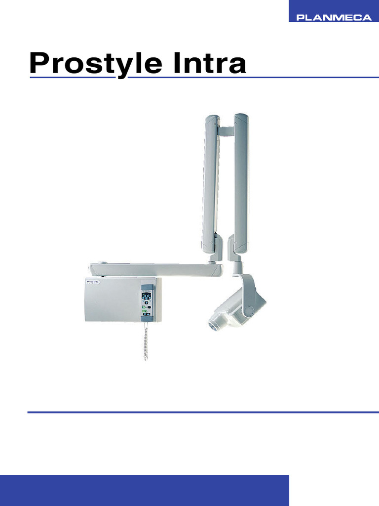 Prostyle Intra X-Ray Unit User Manual | PDF | Tooth | Dental Anatomy