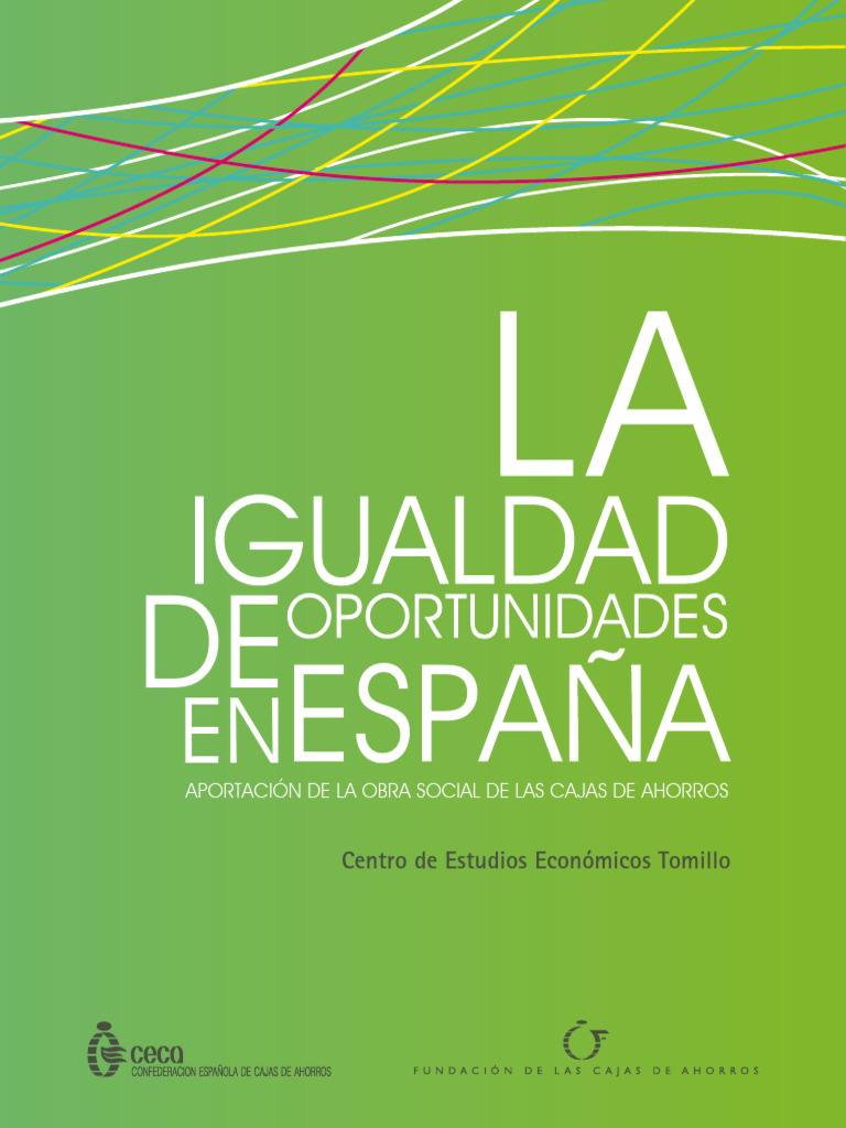 Igualdad de Oportunidades y Cajas de Ahorros | PDF | Desigualdad social ...