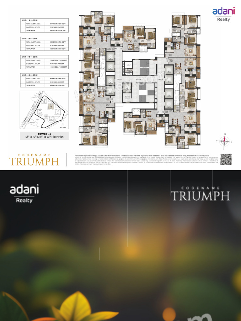Triumph Tower 4 Floor Plans & Details | PDF | Building Technology | Design