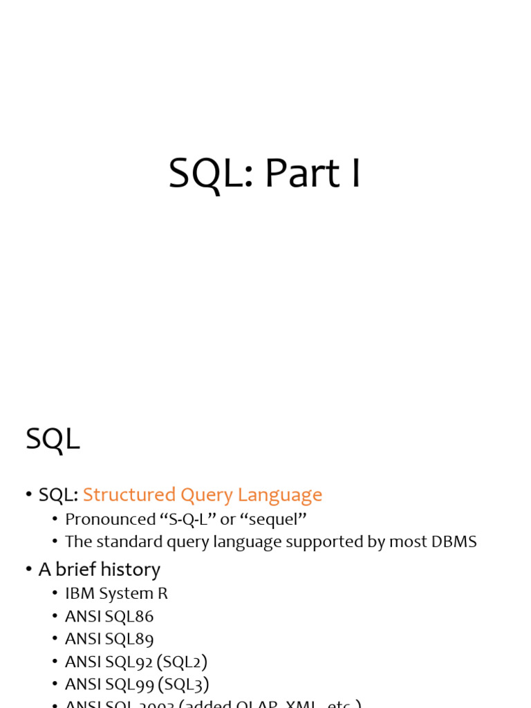 Introduction to SQL Basics and Queries | PDF | Sql | Information Science