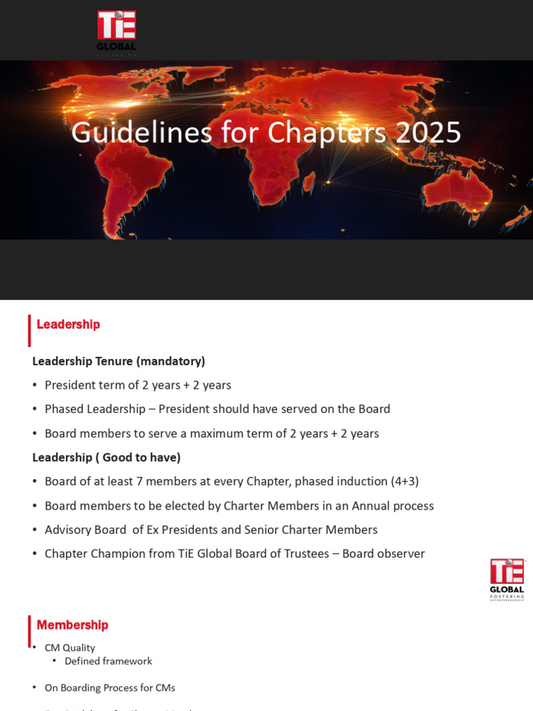 2025 Chapter Leadership Guidelines | PDF