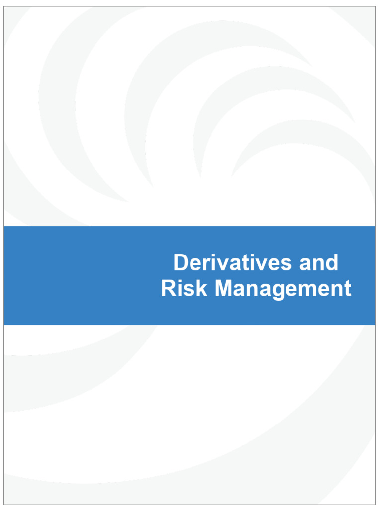Derivatives and Risk Management | PDF | Put Option | Option (Finance)