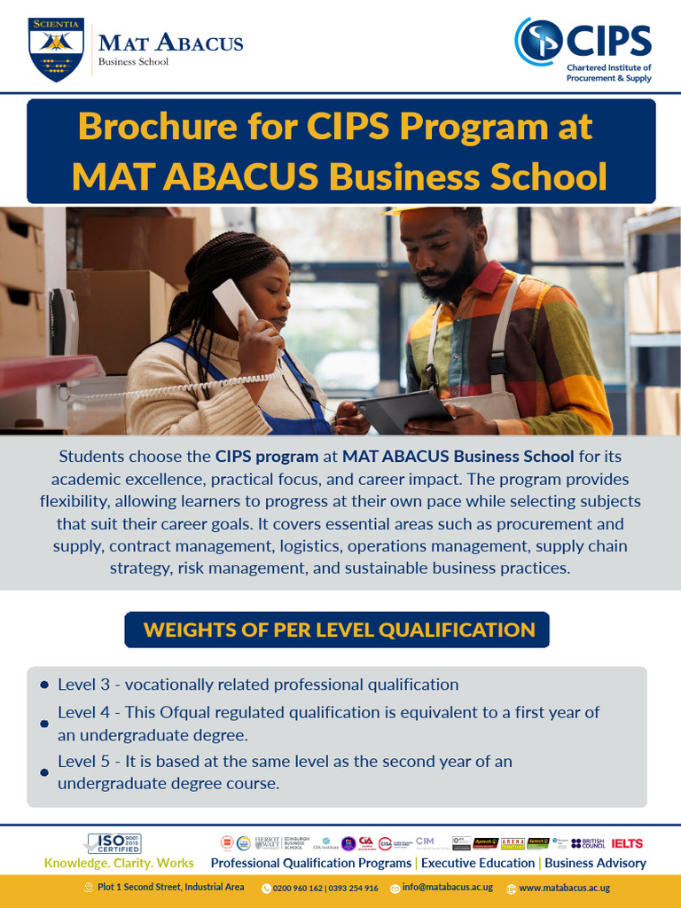 CIPS-Brochure-final | PDF | Academic Degree | Professional Certification