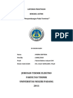 Laporan Praktikum Penyambungan Pada Terminal