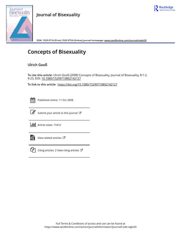 Understanding Bisexuality Concepts | PDF | Bisexuality | Sexual Orientation