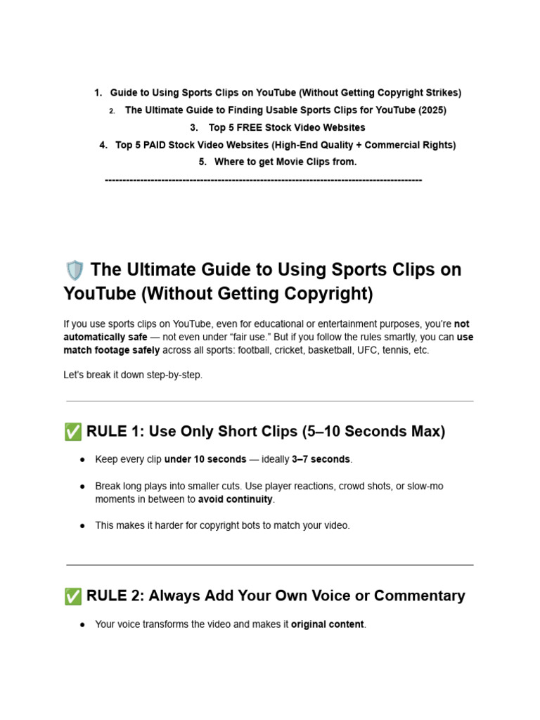 Finding Video Editing Clips! | PDF | You Tube | Fair Use