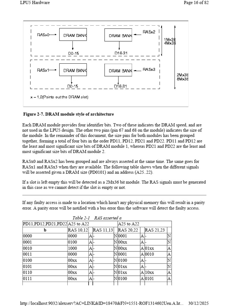 DRAM Module Architecture Overview | PDF | Computer Hardware | Computer ...