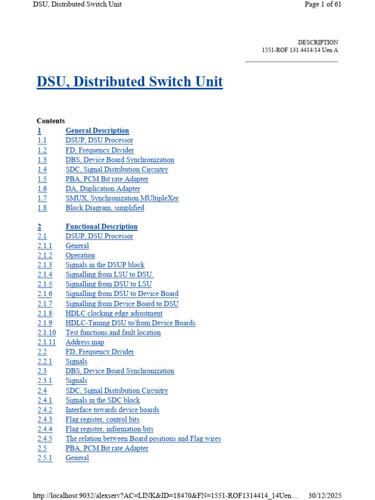 DSU Overview and Functional Details | PDF | Central Processing Unit ...