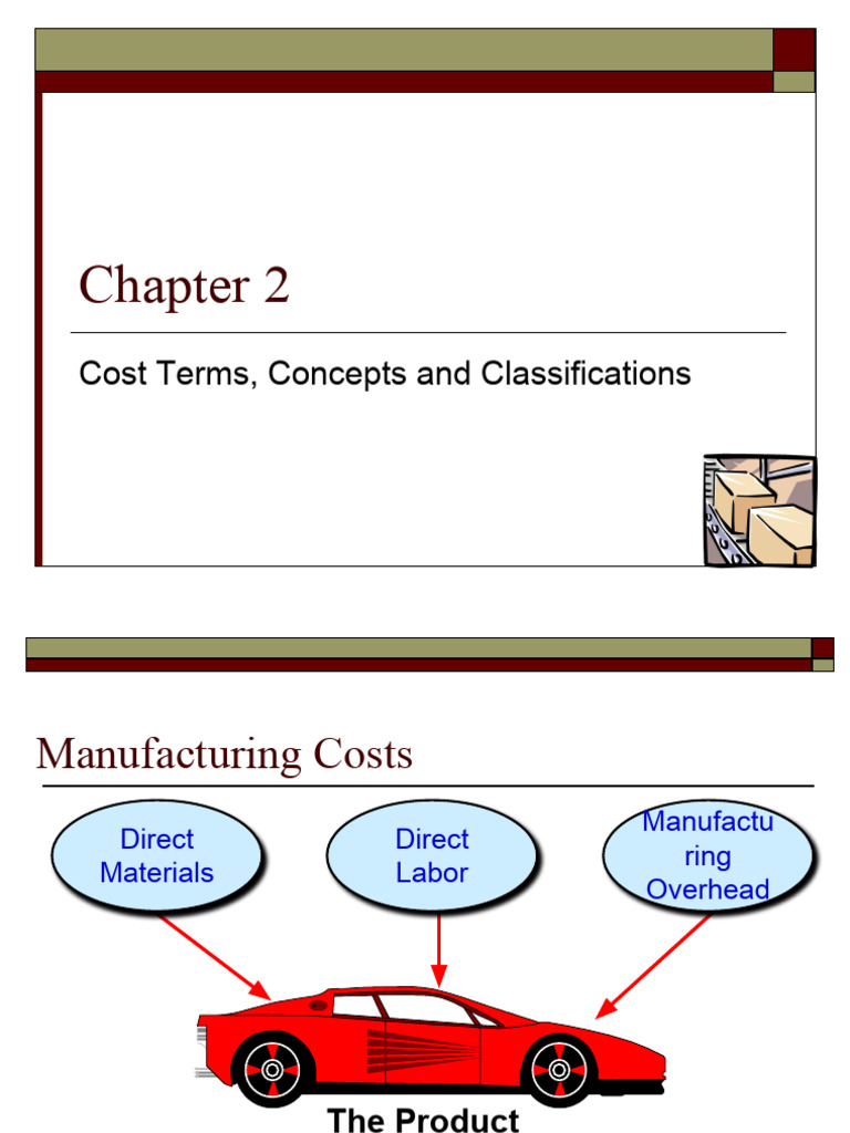 Manufacturing Cost Classifications Explained | PDF | Cost Of Goods Sold ...