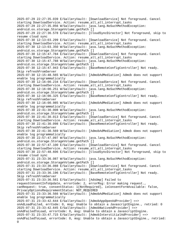 GalleryVault Download Service Errors | PDF | Computing