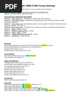 Civic X Si & Type R Torque Specifications | PDF | Nut (Hardware) | Throttle